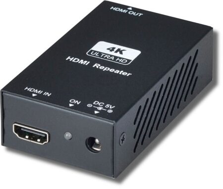 Передатчик видео и аудиосигнала по витой паре SC&T HR01-4K6G