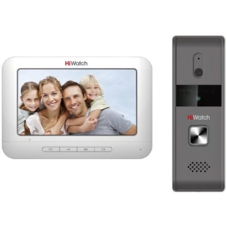 Комплект видеодомофона HiWatch DS-D100K - Комплект аналогового видеодомофона