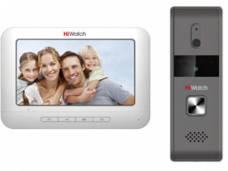Комплект видеодомофона HiWatch DS-D100KF - Комплект аналогового видеодомофона