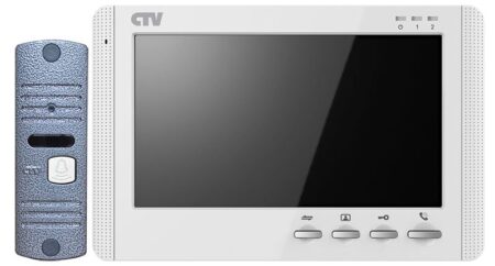 Комплект видеодомофона CTV-DP1704MD W