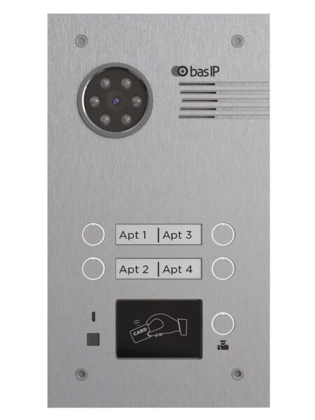 Вызывная панель IP домофона BAS-IP BA-04BD Silver