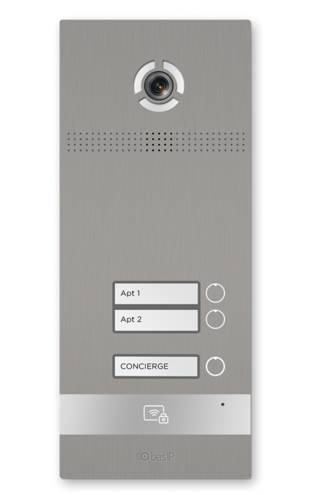 Вызывная панель IP домофона BAS-IP BI-02FB SILVER