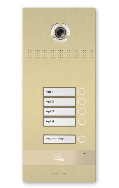 Вызывная панель IP домофона BAS-IP BI-04FB GOLD