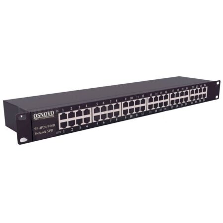Устройство грозозащиты сети Ethernet OSNOVO SP-IP24/100R