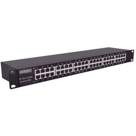Устройство грозозащиты сети Ethernet OSNOVO SP-IP24/1000R