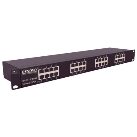 Устройство грозозащиты сети Ethernet OSNOVO SP-IP16/100R