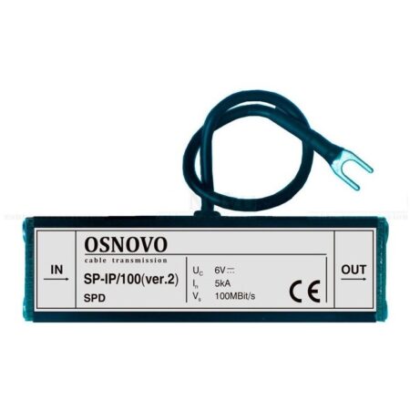 Устройство грозозащиты сети Ethernet OSNOVO SP-IP/100(ver2)